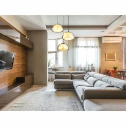 Suspension Verre Fumé-Luminaires Globo Lighting Jella Suspension Noir, 3 lumières