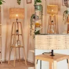Luminaires Scandinaves-hofstein Jinya Lampadaire Écru, 1 lumière