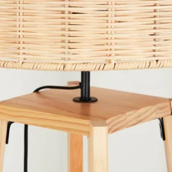 Luminaires Scandinaves-hofstein Jinya Lampadaire Écru, 1 lumière