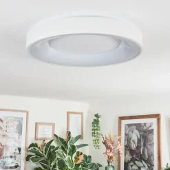 hofstein Joren Plafonnier, Panel LED Blanc, 1 lumière, Télécommandes