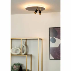 Luminaires Lucide JUBEL Plafonnier LED Chrome, 2 lumières* Éclairage Led