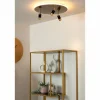 Luminaires Lucide JUBEL Plafonnier LED Laiton, 3 lumières* Éclairage Led