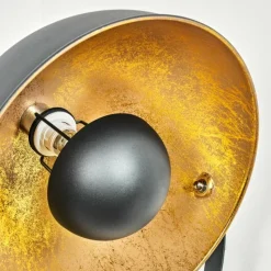 Lampes Dorées-hofstein Jupiter Lampadaire Écru, Noir, 1 lumière