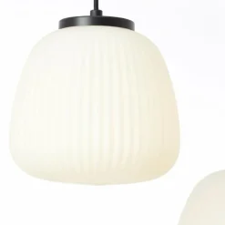 Luminaires Brilliant Kaizen Suspension Noir, 5 lumières