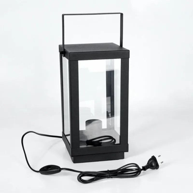 hofstein Karan Lampe à poser Noir, 1 lumière