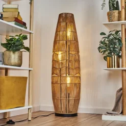 Lampes Dorées-hofstein Karby Lampadaire Noir, 3 lumières