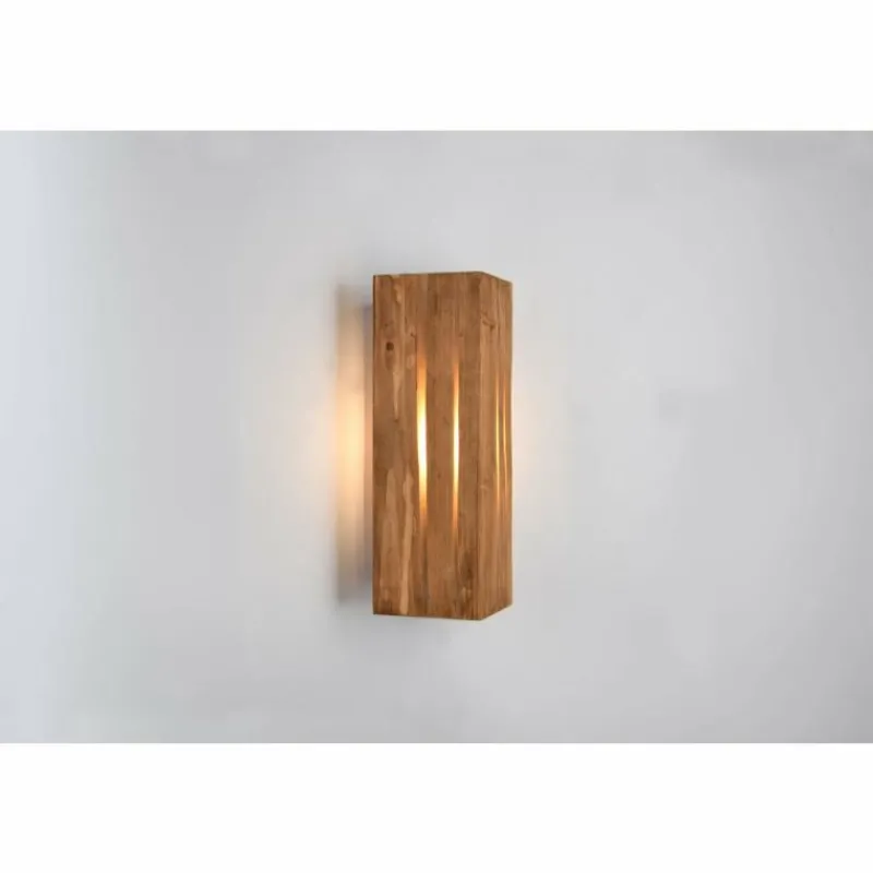 Lampes Vintages & Rétros-Luminaires Trio Karuni Applique murale Bois clair, 1 lumière
