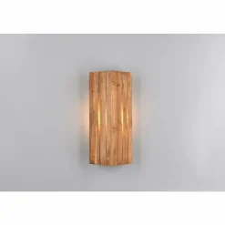Lampes Vintages & Rétros-Luminaires Trio Karuni Applique murale Bois clair, 1 lumière