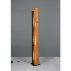 Lampes Vintages & Rétros-Luminaires Trio Karuni Lampadaire Bois clair, 3 lumières