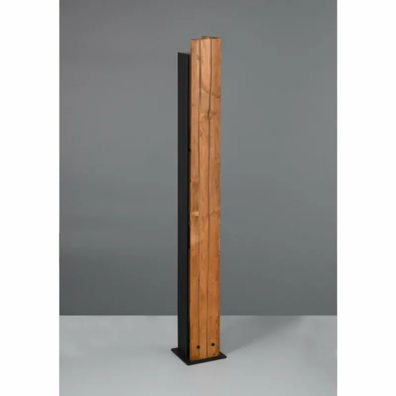 Lampes Vintages & Rétros-Luminaires Trio Karuni Lampadaire Bois clair, 3 lumières