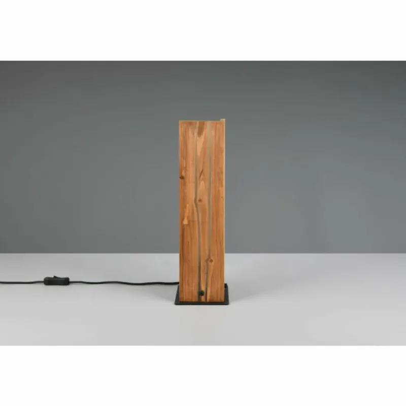 Lampes Vintages & Rétros-Luminaires Trio Karuni Lampe à poser Bois clair, 1 lumière