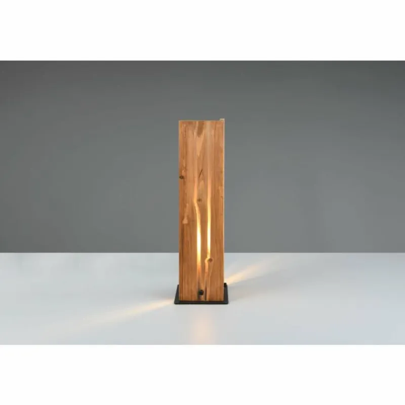 Lampes Vintages & Rétros-Luminaires Trio Karuni Lampe à poser Bois clair, 1 lumière