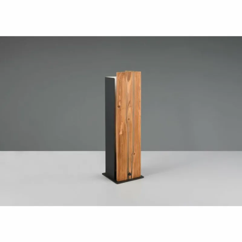 Lampes Vintages & Rétros-Luminaires Trio Karuni Lampe à poser Bois clair, 1 lumière