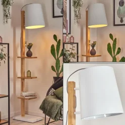 Luminaires Scandinaves-hofstein Kelan Lampadaire Écru, Blanc, 1 lumière