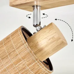 Luminaires Scandinaves-hofstein Kinnared Plafonnier Chrome, Écru, 1 lumière