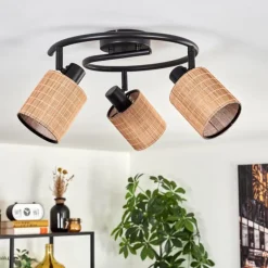 Luminaires Scandinaves-hofstein Kinnared Plafonnier Noir, 3 lumières