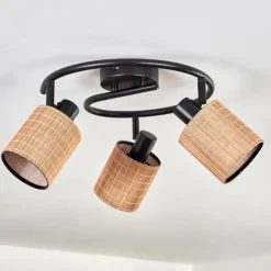 Luminaires Scandinaves-hofstein Kinnared Plafonnier Noir, 3 lumières