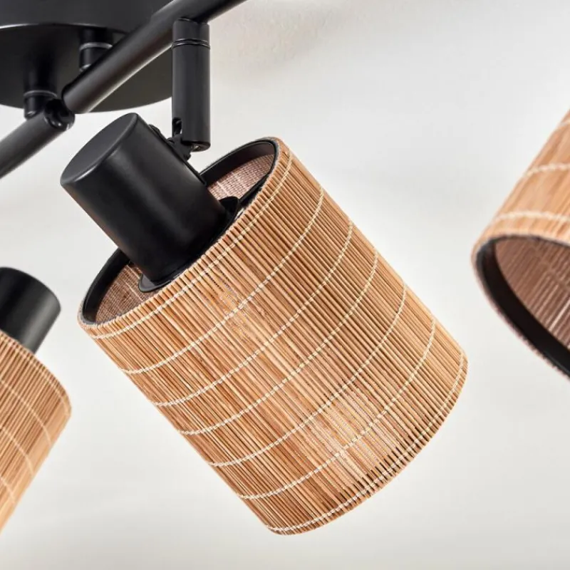 hofstein Kinnared Plafonnier Noir, 4 lumières