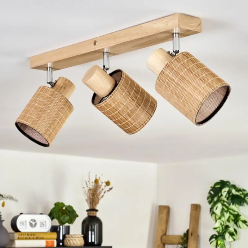 hofstein Kinnared Plafonnier, Spot de plafond Chrome, Écru, 3 lumières