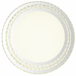 Luminaires Globo Lighting Klara Plafonnier LED Chrome, 1 lumière, Télécommandes* Éclairage Led