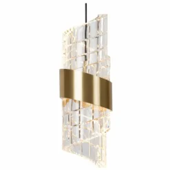 Lampes Dorées-Luminaires Lucide KLIGANDE Suspension LED Or, Laiton, 3 lumières