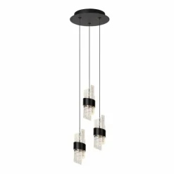 Luminaires Lucide KLIGANDE Suspension LED Noir, 3 lumières* Éclairage Led
