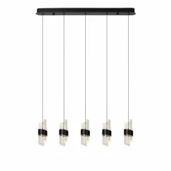 Luminaires Lucide KLIGANDE Suspension LED Noir, 5 lumières* Suspensions