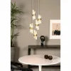 Lampes Dorées-Luminaires Lucide KLIGANDE Suspension LED Or, 5 lumières