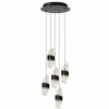 Luminaires Lucide KLIGANDE Suspension LED Noir, 5 lumières* Suspensions