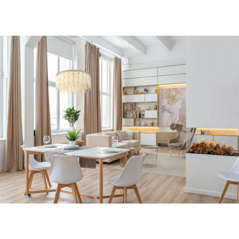 Luminaires Globo Lighting Klunka Suspension LED Chrome, 1 lumière, Télécommandes