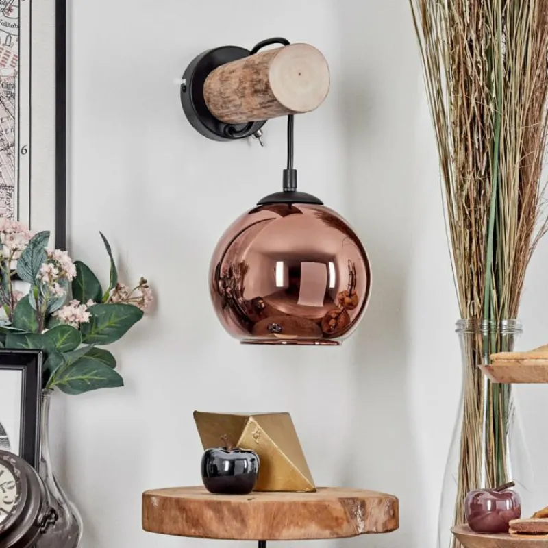 hofstein Koyoto Applique murale Écru, Noir, 1 lumière