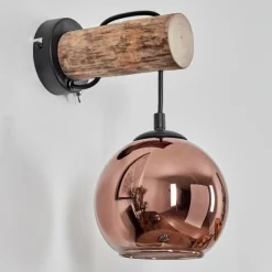 hofstein Koyoto Applique murale Écru, Noir, 1 lumière