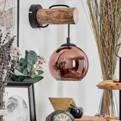 hofstein Koyoto Applique murale Écru, Noir, 1 lumière