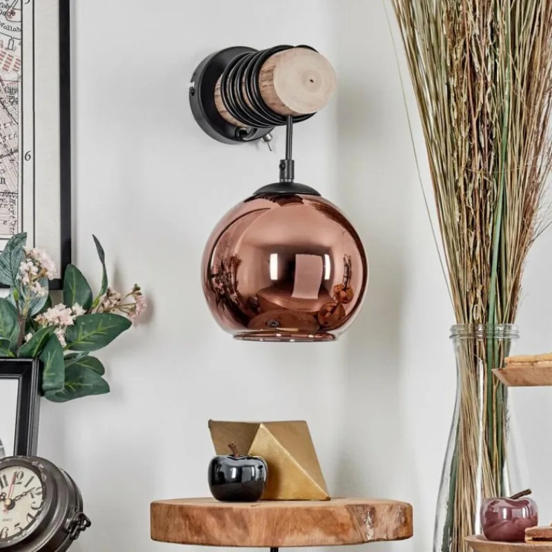 hofstein Koyoto Applique murale Écru, Noir, 1 lumière