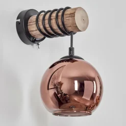 hofstein Koyoto Applique murale Écru, Noir, 1 lumière