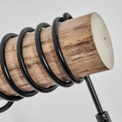 Lampes Vintages & Rétros-hofstein Koyoto Boule lumineuse, Applique murale Écru, Noir, 1 lumière