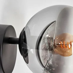 hofstein Koyoto Boule lumineuse, Applique murale, Spot mural Clair, Fumé, 1 lumière