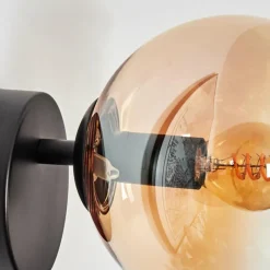 hofstein Koyoto Boule lumineuse, Applique murale, Spot mural Ambre, Clair, 1 lumière