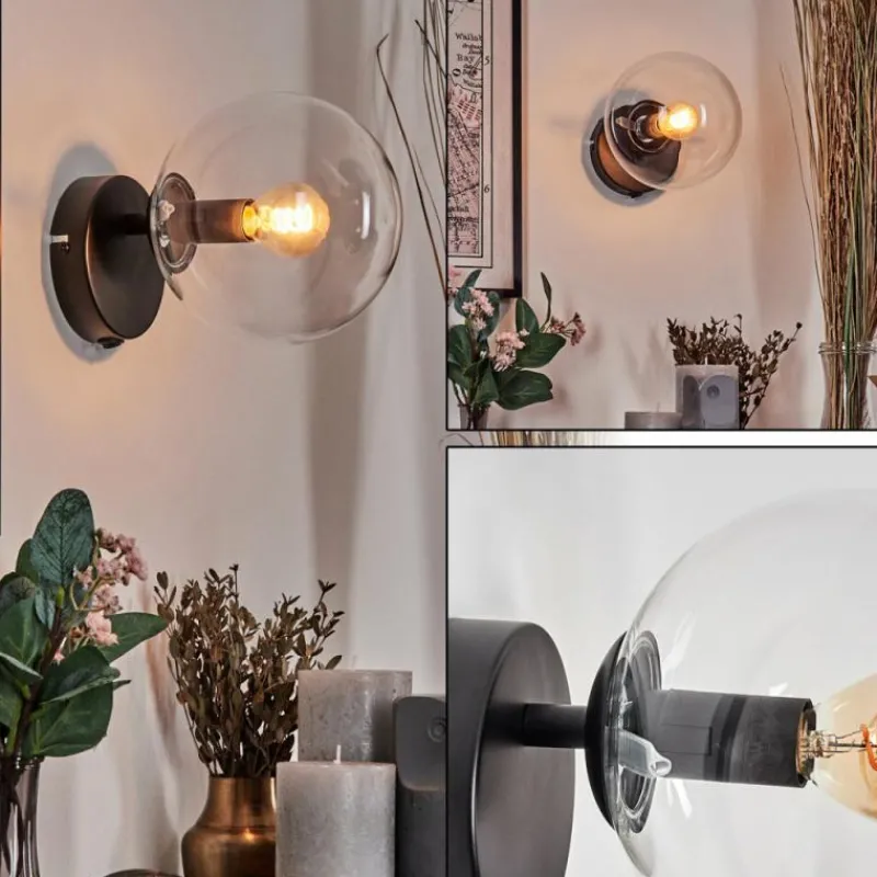 hofstein Koyoto Boule lumineuse, Applique murale, Spot mural Clair, 1 lumière