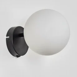 hofstein Koyoto Boule lumineuse, Applique murale, Spot mural Blanc, 1 lumière