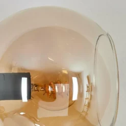 Lampes Dorées-hofstein Koyoto Boule lumineuse, Applique murale Or, Noir, 3 lumières