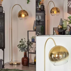 hofstein Koyoto Boule lumineuse, Lampadaire Laiton, 1 lumière