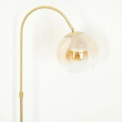 hofstein Koyoto Boule lumineuse, Lampadaire Laiton, 1 lumière