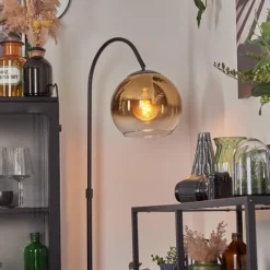 hofstein Koyoto Boule lumineuse, Lampadaire Or, Clair, 1 lumière