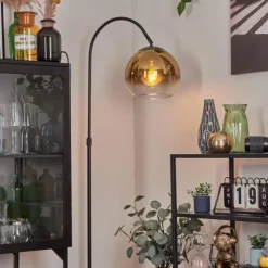 hofstein Koyoto Boule lumineuse, Lampadaire Or, Clair, 1 lumière