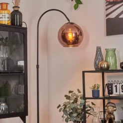 hofstein Koyoto Boule lumineuse, Lampadaire Cuivré, 1 lumière