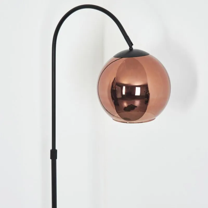hofstein Koyoto Boule lumineuse, Lampadaire Cuivré, 1 lumière