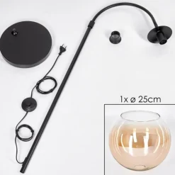 hofstein Koyoto Boule lumineuse, Lampadaire Ambre, Clair, 1 lumière