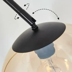 hofstein Koyoto Boule lumineuse, Lampadaire Ambre, Clair, 1 lumière