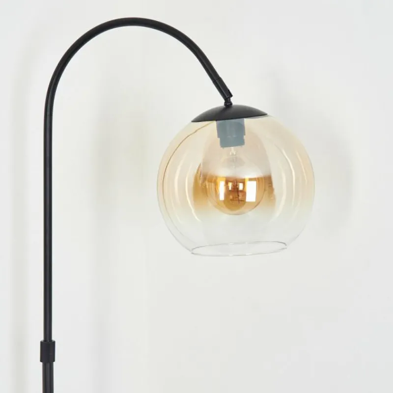 hofstein Koyoto Boule lumineuse, Lampadaire Ambre, Clair, 1 lumière